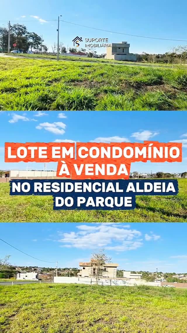 A Suporte Imobiliária apresenta este excelente Lote em condomínio de alto padrão à venda em Aparecida de Goiânia: 📏 Área total do terreno…